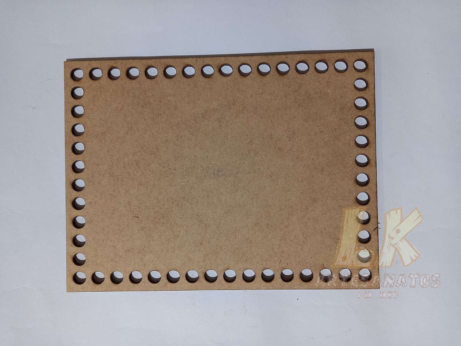 Base para crochê retangular 